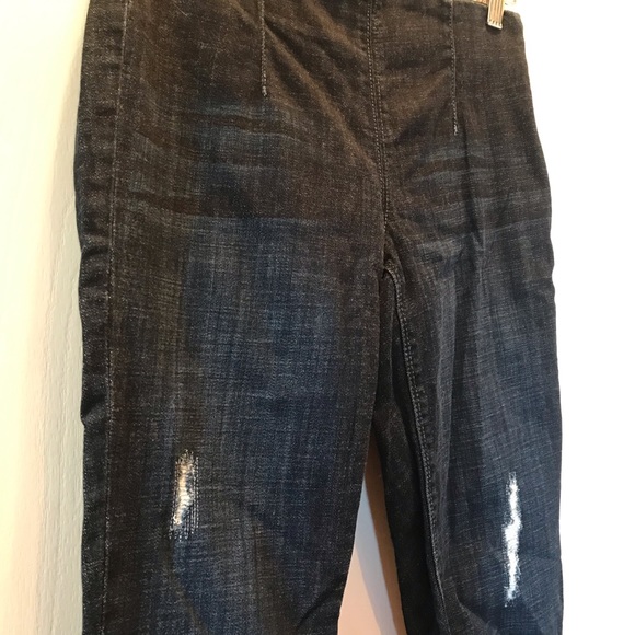 Design Lab distressed skinny 360 jeggings, size 27 - Picture 5 of 7